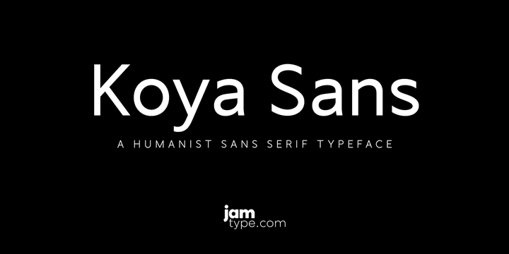 Schriftart Koya Sans